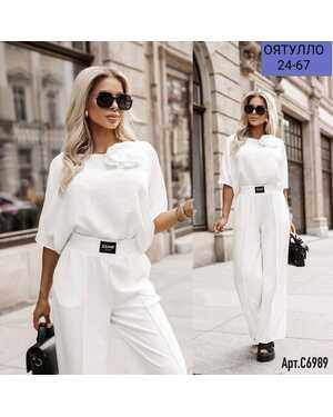 Женский костюм Ткань: сингапур (жатка) цветочек в комплекте