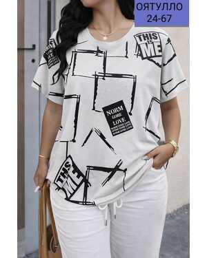 Женская футболка футболка с стразами Фабричный Китай