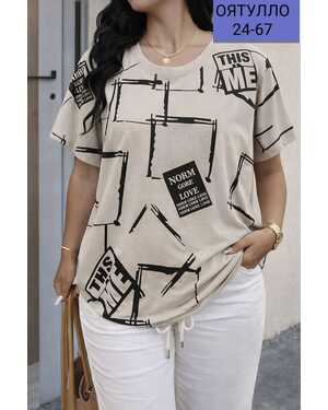 Женская футболка футболка с стразами Фабричный Китай