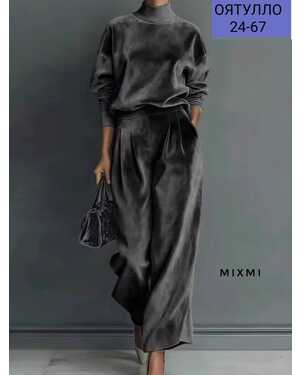 Женский костюм ткань велюр