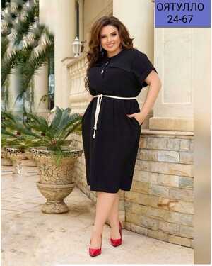 Женское платье ткань сингапур ( шнурок в комплекте)