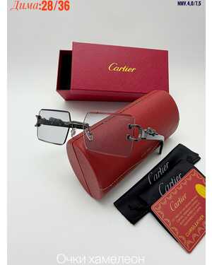 Очки мужские и женские ХАМЕЛЕОН КОМПЛЕКС : очки + коробка + фуляр + салфетки + мешок трикотаж