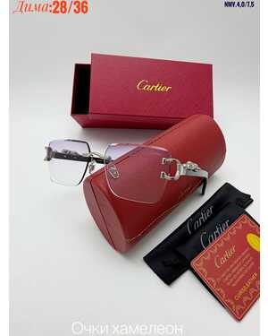 Очки мужские и женские ХАМЕЛЕОН КОМПЛЕКС очки + коробка + фуляр + салфетка