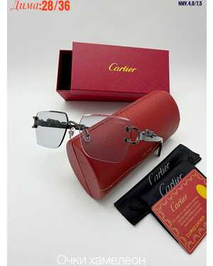 Очки мужские и женские ХАМЕЛЕОН КОМПЛЕКС очки + коробка + фуляр + салфетка