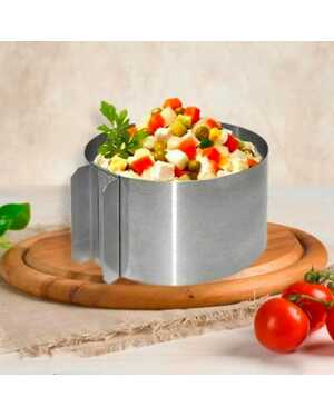 Форма для выпечки Кольцо раздвижное 6-10 см