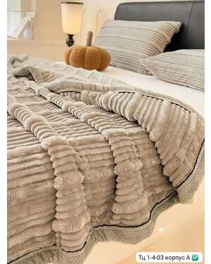 Плед плюшевый Выполнен из высококачественного велсофта Размер: 200*220см.