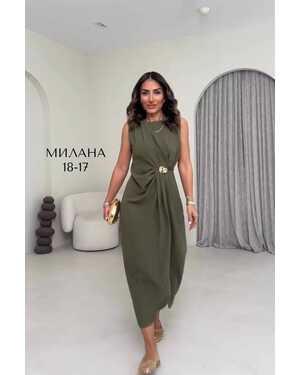 Женское платье Ткань: Барби (брошка в комплекте)