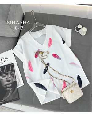 Женская Блузка Ткань: шелк