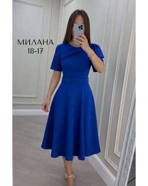 Женское платье Ткань: Барби (ремень в комплекте)