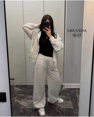 Женский костюм‑тройка Ткань: Турецкая плотная трехнитка