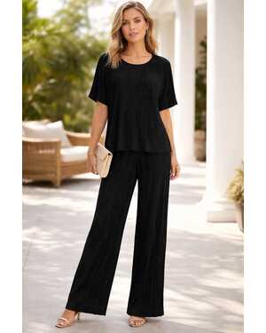 Женский костюм в размер ткань гофре