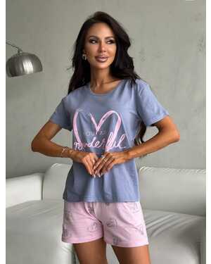 Женская пижама в размер ткань хлопок