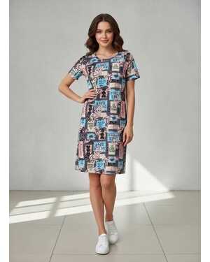 Женская Туника для дома в размер ткань хлопок