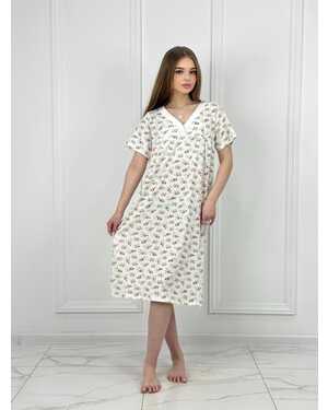 Женская ночнушка в размер ткань хлопок