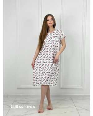 Женская ночнушка в размер ткань хлопок