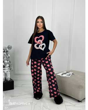 Женский костюм для дома в размер ткань хлопок