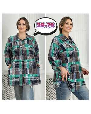Женская Блузка в размер Ткань Масло