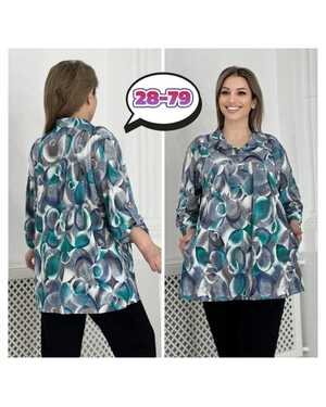 Женская Блузка в размер Ткань Масло