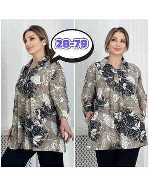 Женская Блузка в размер ткань масло