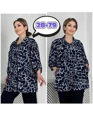 Женская Блузка в размер ткань масло