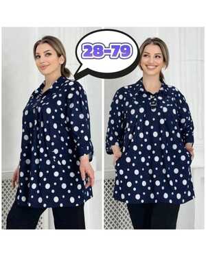 Женская Блузка в размер ткань масло