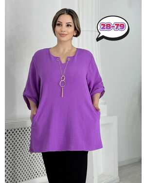 Женская Блузка в размер ткань сингапур