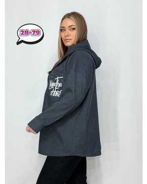 Женский кардиган в размер ткань вельвет