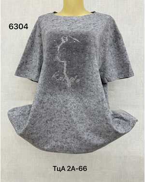 Женская футболка ткань хлопок Размер единый 56-64