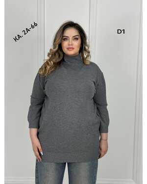 Женская Водолазка, шерсть Размер единый 60-68