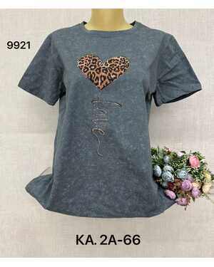 Женская Футболка, хлопок Размеры ЕДИНЫЙ (42-50)