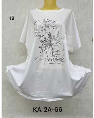 Женская Футболка, хлопок Размеры ЕДИНЫЙ (62-70)