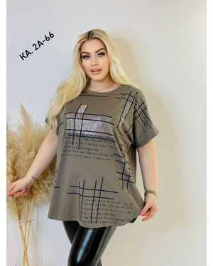 Женская Футболка, хлопок Размеры ЕДИНЫЙ (62-70)