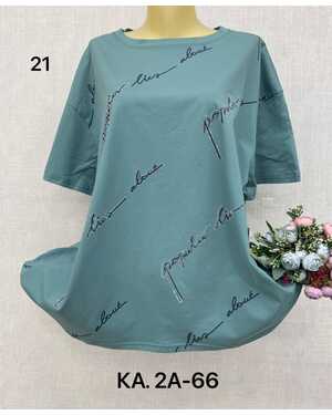 Женская Футболка, хлопок Размеры ЕДИНЫЙ (56-64)