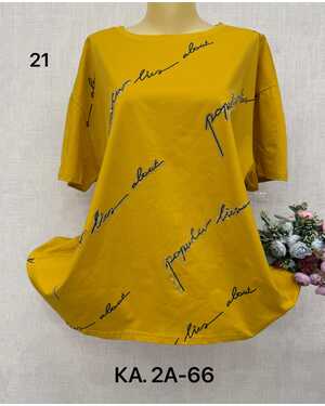 Женская Футболка, хлопок Размеры ЕДИНЫЙ (56-64)