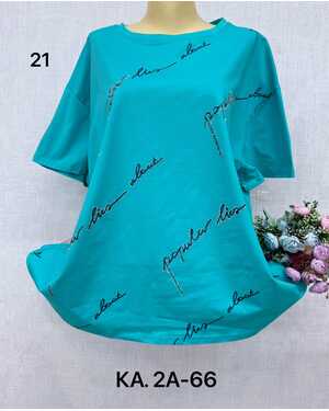 Женская Футболка, хлопок Размеры ЕДИНЫЙ (56-64)