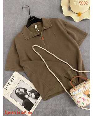 Женская футболка ткань 85% хлопок +15% полиэстер , оверсайз Китай фабрика РАЗМЕР ЕДИНЫЙ 42-52