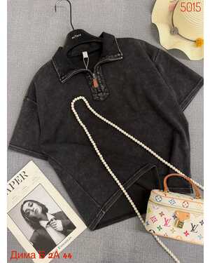 Женская футболка ткань 85% хлопок +15% полиэстер , оверсайз Китай фабрика РАЗМЕР ЕДИНЫЙ 42-52