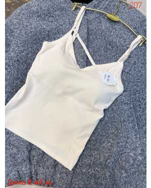 Женская майка размер единый 40-46 на поролоне