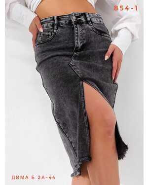 Женская джинсовая юбка Длина 82см