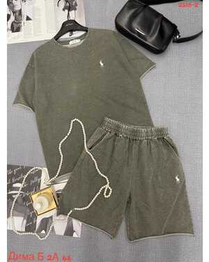 Женский костюм шорты+ футболка варёнка Фабричный китай