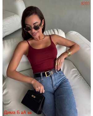 Женская майка размер единый 40-46 фабричный китай