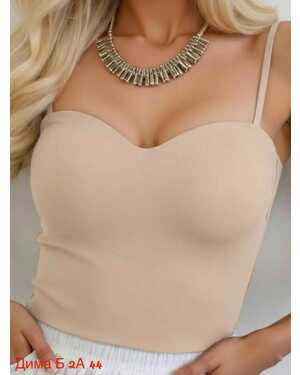 Женская майка на поролоне размер единый 40-46 фабричный китай