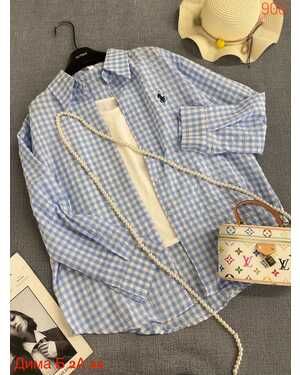 Женская Рубашка с майкой оверсайз Китай фабрика РАЗМЕР ЕДИНЫЙ 42-48