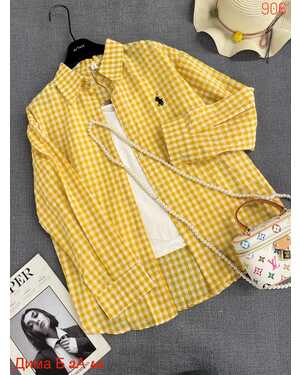 Женская Рубашка с майкой оверсайз Китай фабрика РАЗМЕР ЕДИНЫЙ 42-48