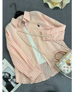 Женская Рубашка с майкой оверсайз Китай фабрика РАЗМЕР ЕДИНЫЙ 42-48