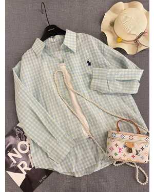 Женская Рубашка с майкой оверсайз Китай фабрика РАЗМЕР ЕДИНЫЙ 42-48