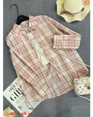 Женская Рубашка с майкой оверсайз Китай фабрика РАЗМЕР ЕДИНЫЙ 42-48