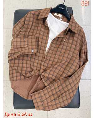 Женская Рубашка с майкой оверсайз Китай фабрика РАЗМЕР ЕДИНЫЙ 42-48