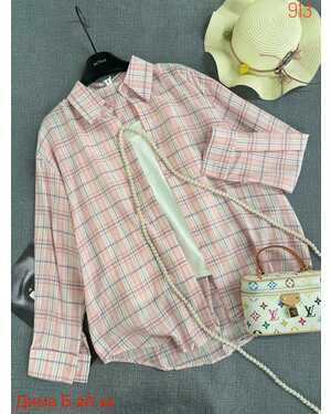 Женская Рубашка с майкой оверсайз Китай фабрика РАЗМЕР ЕДИНЫЙ 42-48