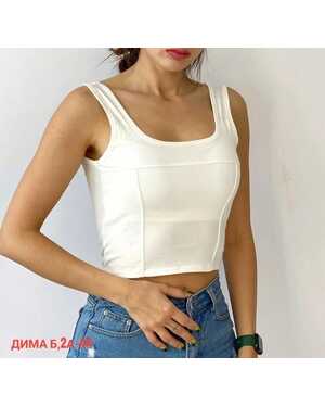 Женская майка на поролоне размер единый 40-46 фабричный китай